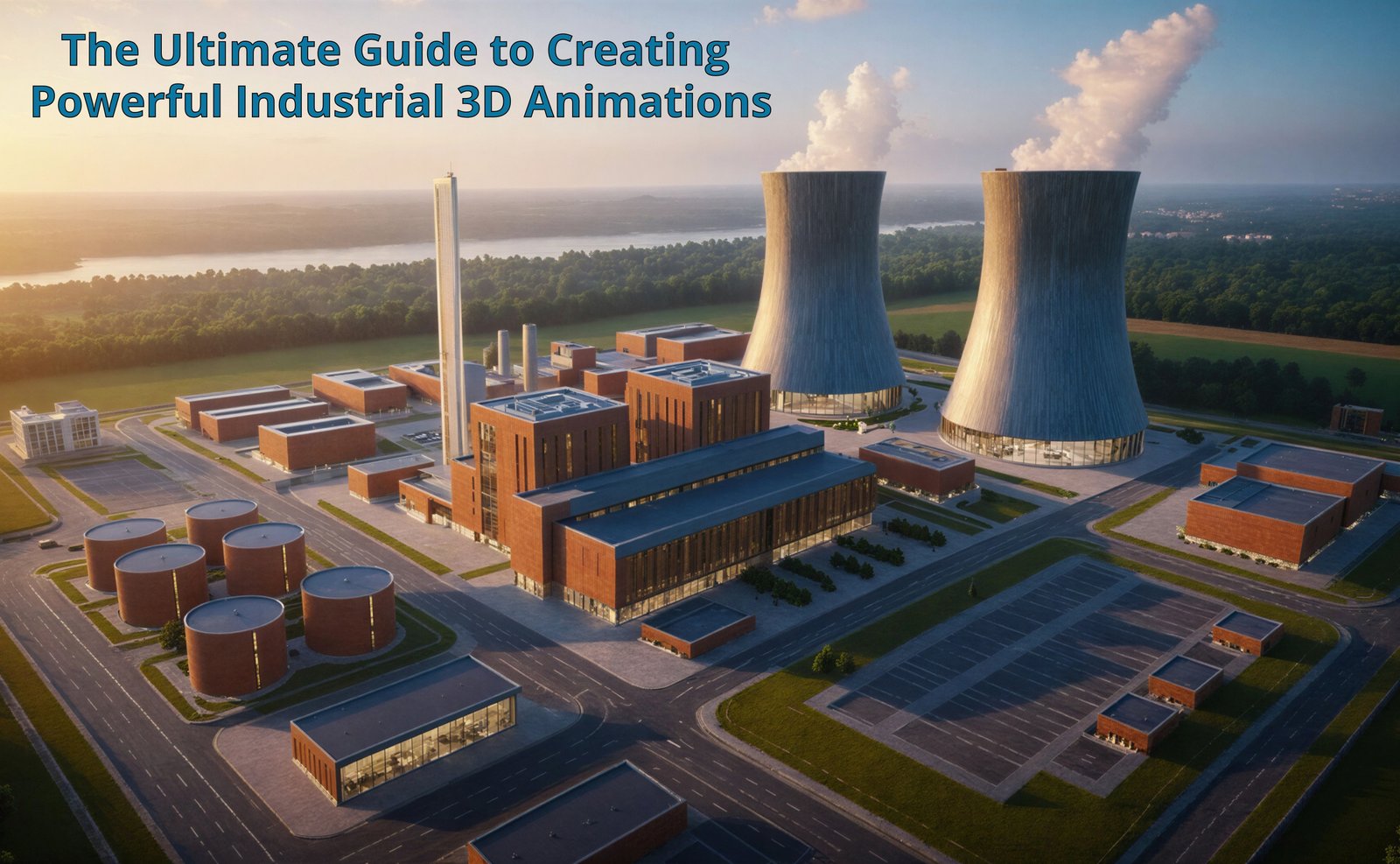 Industrial 3D animation explaining complex manufacturing machinery for global B2B markets