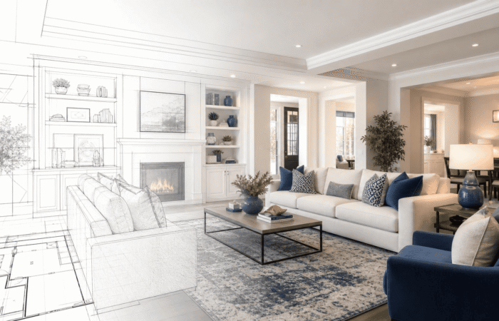 AI walkthrough animation turning a floor plan into a video tour