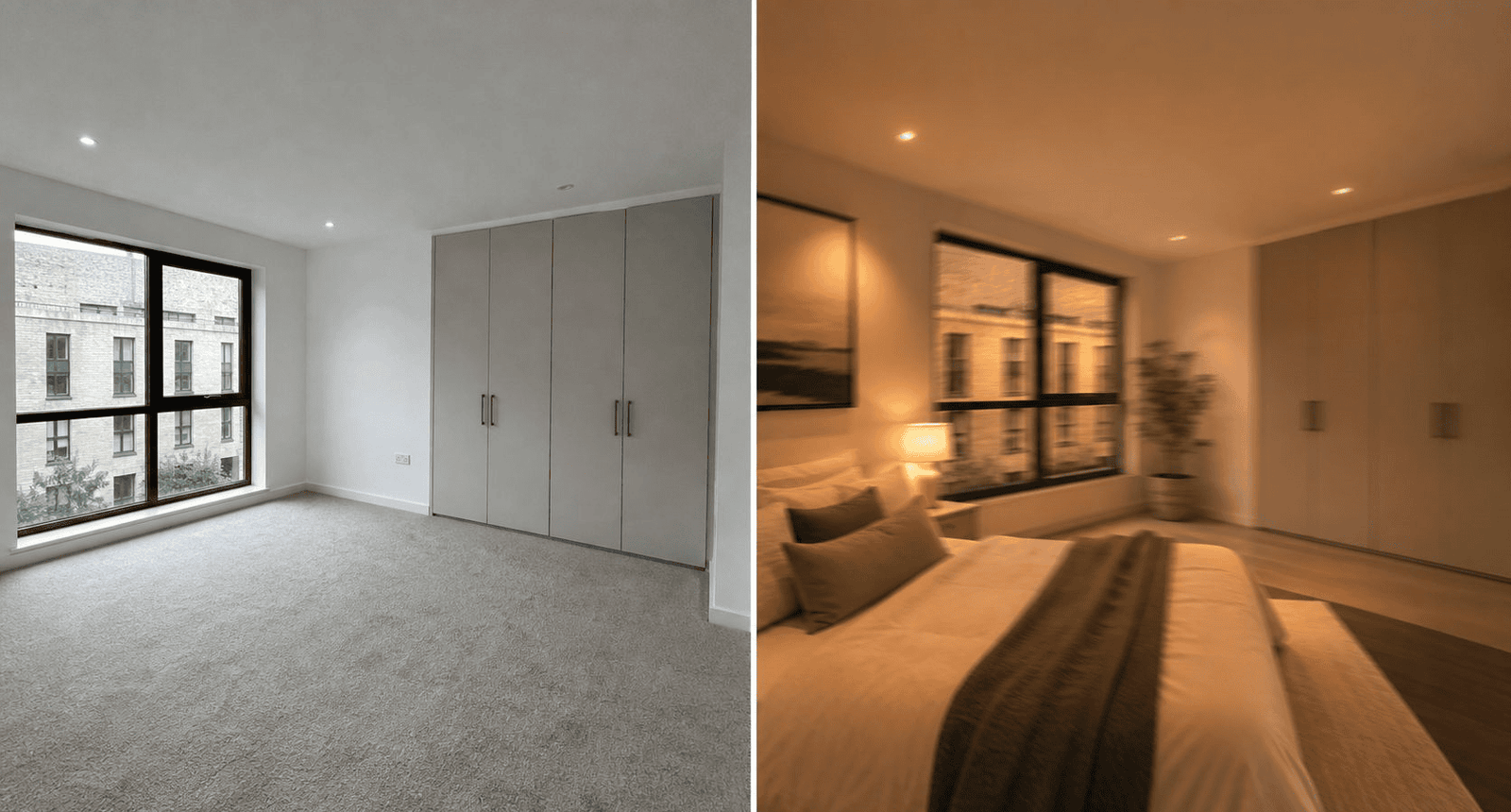 AI walkthrough animation example from a real estate listing photo