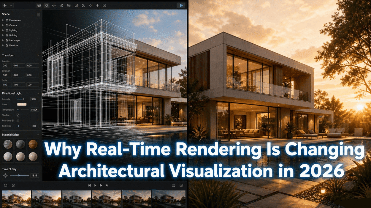Real-time rendering changing architectural visualization in 2026