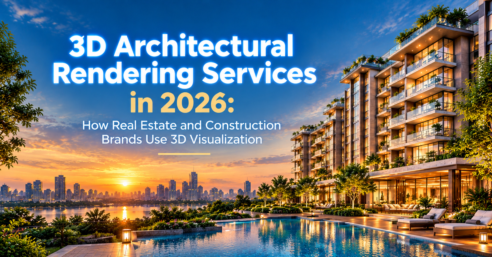 3D architectural rendering services for real estate and construction in 2026