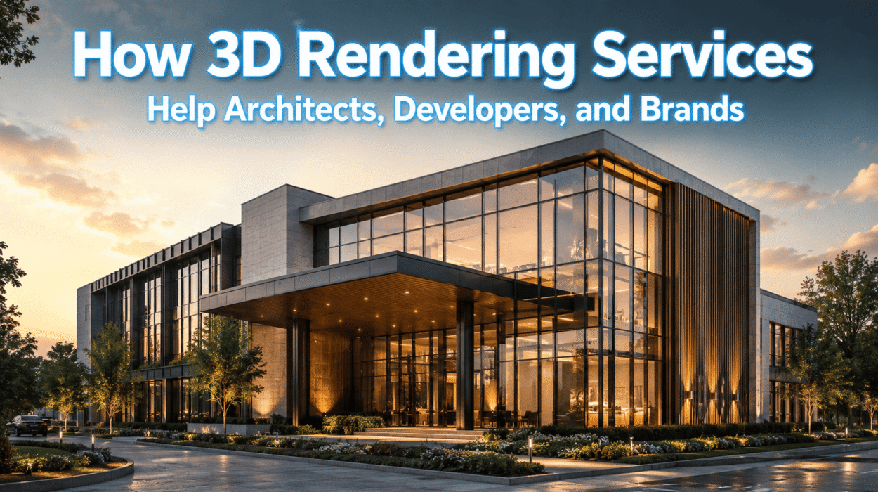 3D rendering services helping architects, developers, and brands