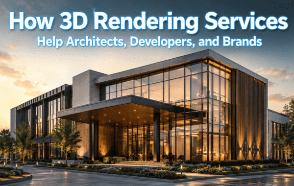 3D rendering services helping architects, developers, and brands