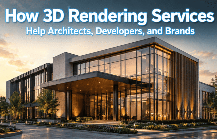 3D rendering services helping architects, developers, and brands