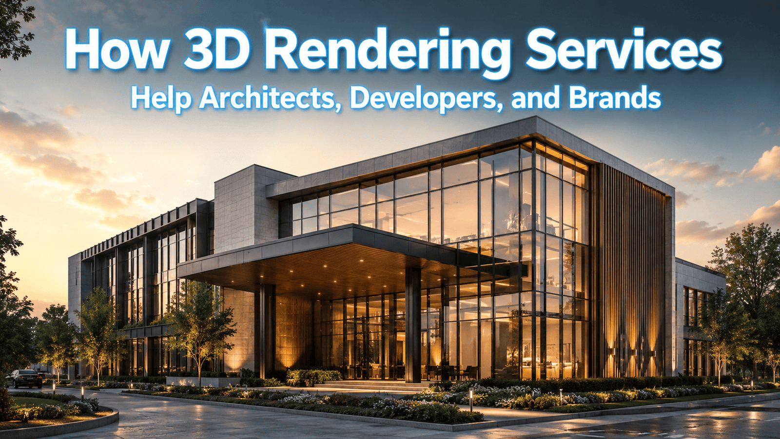 3D rendering services helping architects, developers, and brands