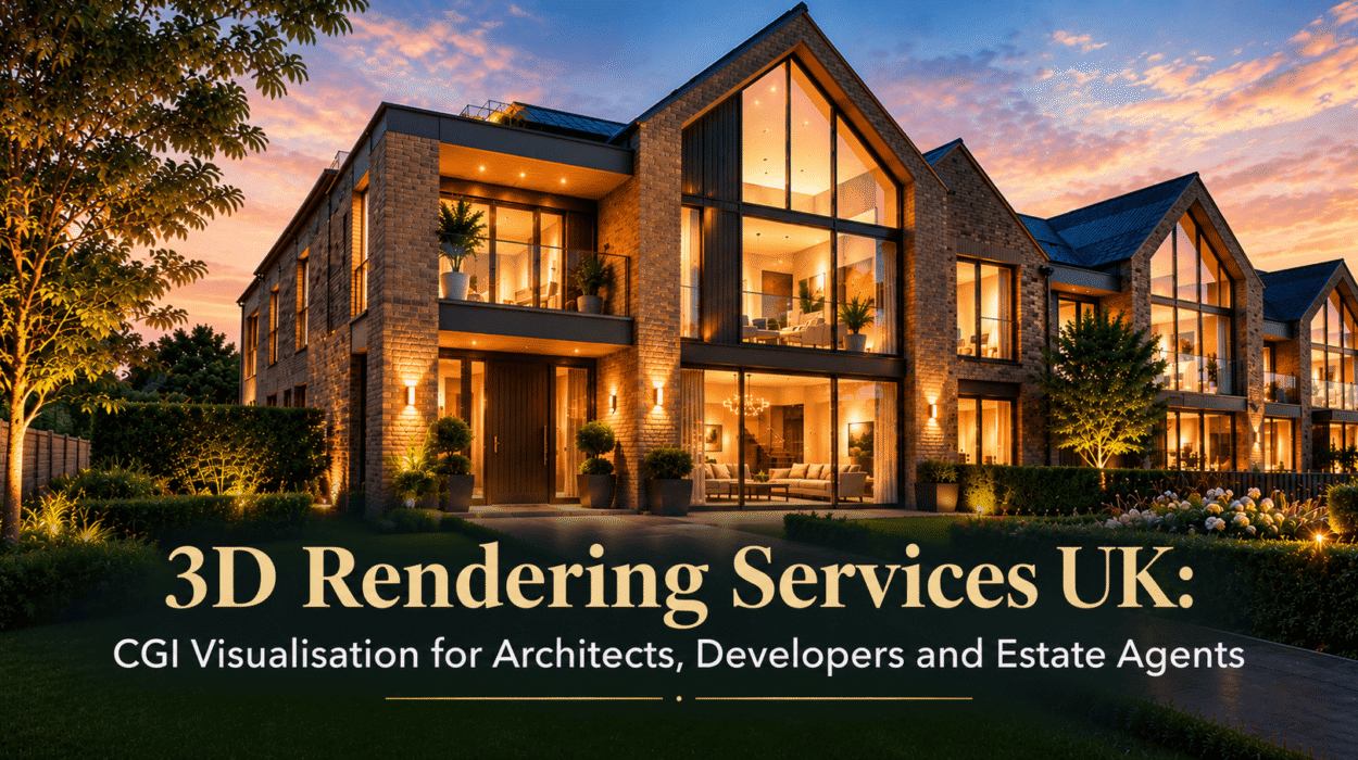 3D rendering services UK — CGI visualisation for architects and estate agents
