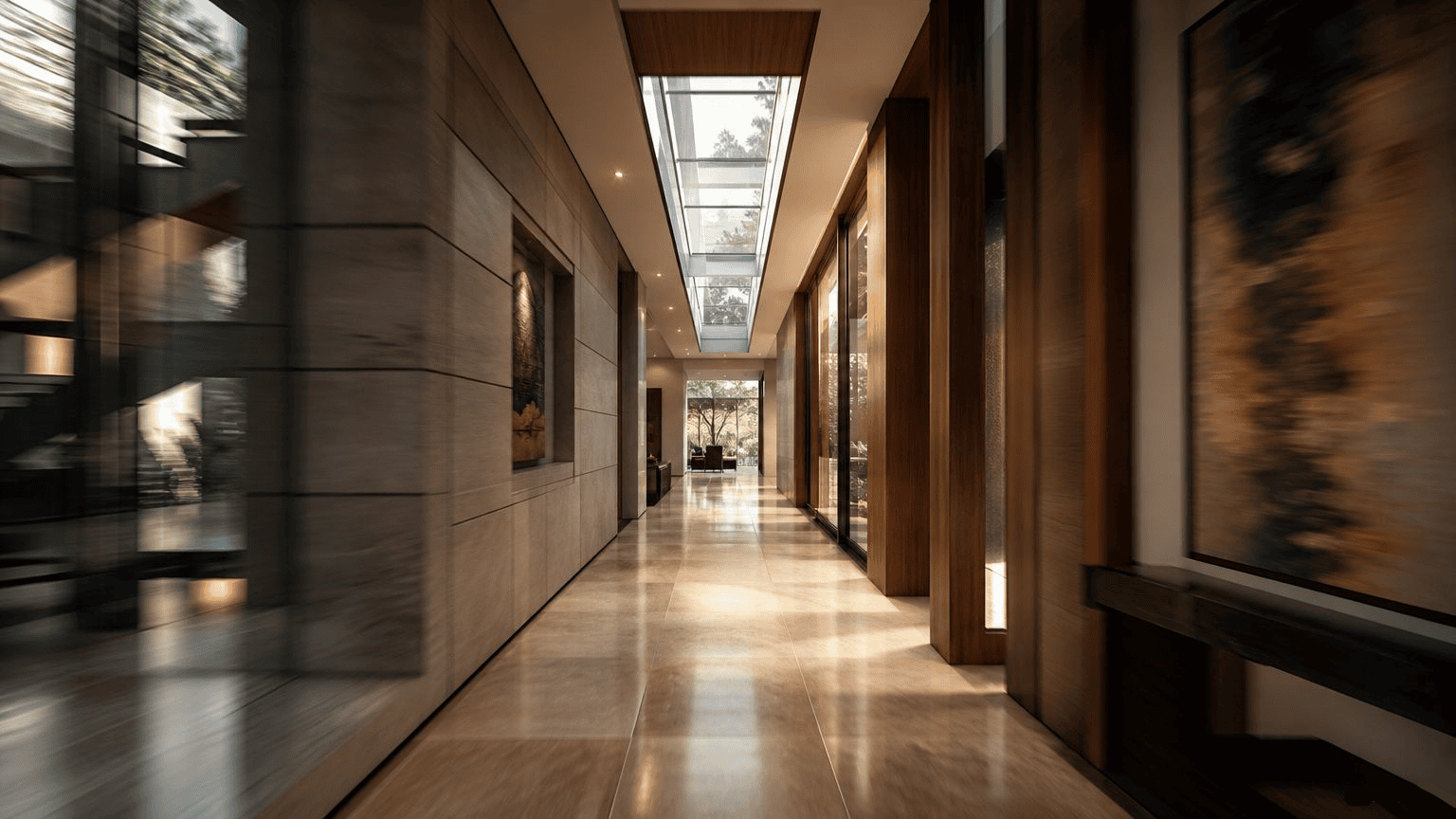 3D walkthrough animation cinematic interior scene